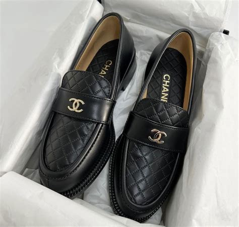 loafer shoes chanel|authentic Chanel loafers.